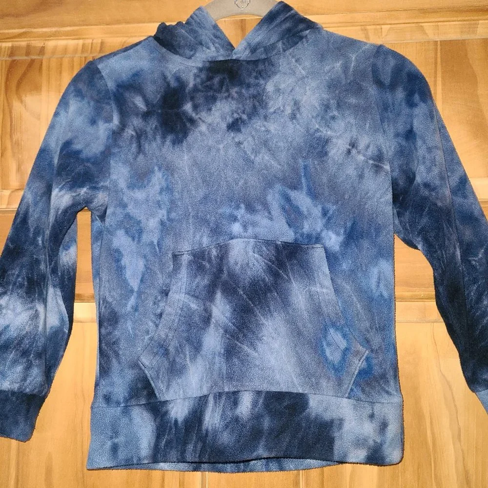 5/$30 Old Navy Stretch Blue Pullover Fleece Hoodie